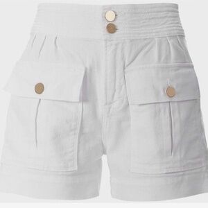 FRAME Denim White Front Pocket St Tropez Shorts Size 26
